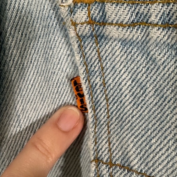 1980’s Levi’s 550 Orange Tab Jeans | 80s Relaxed Tapered | W29 vintage - Picture 4 of 11